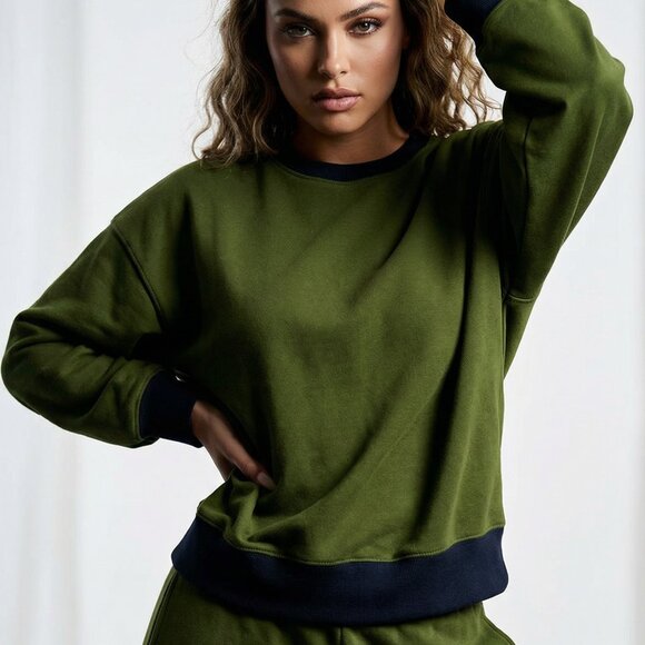 NWT $196 REVOLVE We Wore What SET crewneck sweatshirt & matching slim fit jogger - Picture 16 of 16